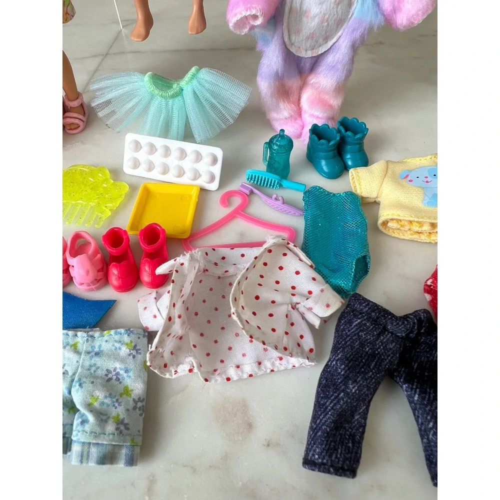 Barbie Chelsea and Friends Mixed Lot Accessories and Other Fashion Dolls